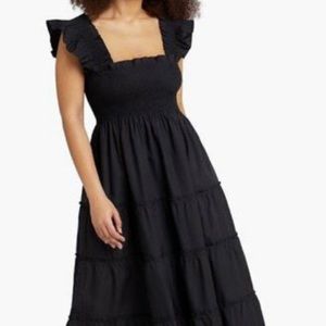 Opaque Black Swiss Dot Ellie Sz XS